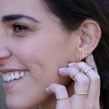 Load image into Gallery viewer, Gold Bar Earrings