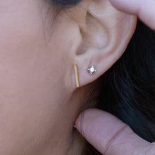 Load image into Gallery viewer, Gold Bar Earrings