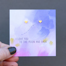 Load image into Gallery viewer, Tiny Heart Earrings