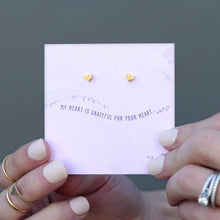 Load image into Gallery viewer, Tiny Heart Earrings