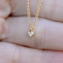 Load image into Gallery viewer, Tiny Heart Pendant Necklace
