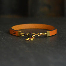 Load image into Gallery viewer, let them be little Engraved Leather Bracelet