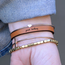 Load image into Gallery viewer, just today Leather Bracelet