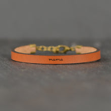 Load image into Gallery viewer, mama  Engraved Leather Bracelet