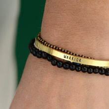 Load image into Gallery viewer, WARRIOR Stamped Bracelet
