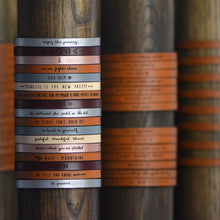 Load image into Gallery viewer, MY STORY ISN'T OVER  Engraved Leather Bracelet