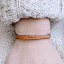 Load image into Gallery viewer, bonus mom Leather Bracelet