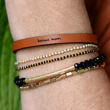 Load image into Gallery viewer, bonus mom Leather Bracelet