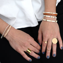 Load image into Gallery viewer, dwell in hope  Engraved Leather Bracelet