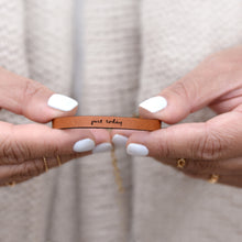 Load image into Gallery viewer, just today Leather Bracelet