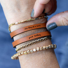 Load image into Gallery viewer, just today Leather Bracelet