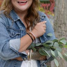 Load image into Gallery viewer, sister Engraved Leather Bracelet