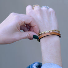 Load image into Gallery viewer, sister Engraved Leather Bracelet