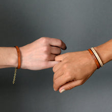 Load image into Gallery viewer, you're my person Engraved Leather Bracelet