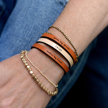 Load image into Gallery viewer, you're my person Engraved Leather Bracelet