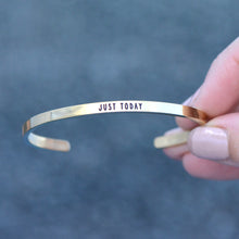 Load image into Gallery viewer, JUST TODAY Stamped Bracelet
