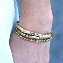 Load image into Gallery viewer, SISTERS BY HEART Stamped Bracelet