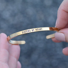 Load image into Gallery viewer, SISTERS BY HEART Stamped Bracelet