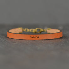 Load image into Gallery viewer, mama engraved Leather Bracelet
