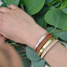 Load image into Gallery viewer, YOU&#39;VE GOT THIS Engraved Leather Bracelet
