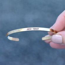Load image into Gallery viewer, JUST TODAY Stamped Bracelet
